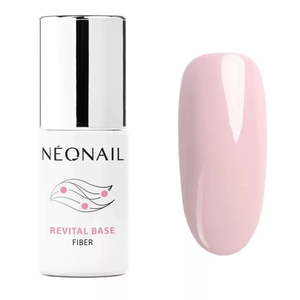 Neonail Revital Base Fiber, baza hybrydowa, Creamy Splash, 7.2ml