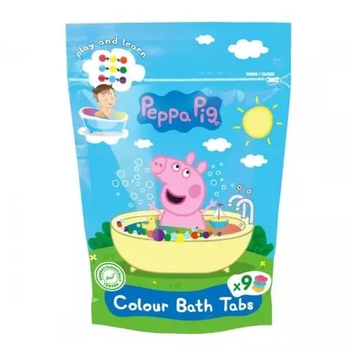 Peppa Pig Barwinki koloryzujące do kąpieli dla dzieci, 144g