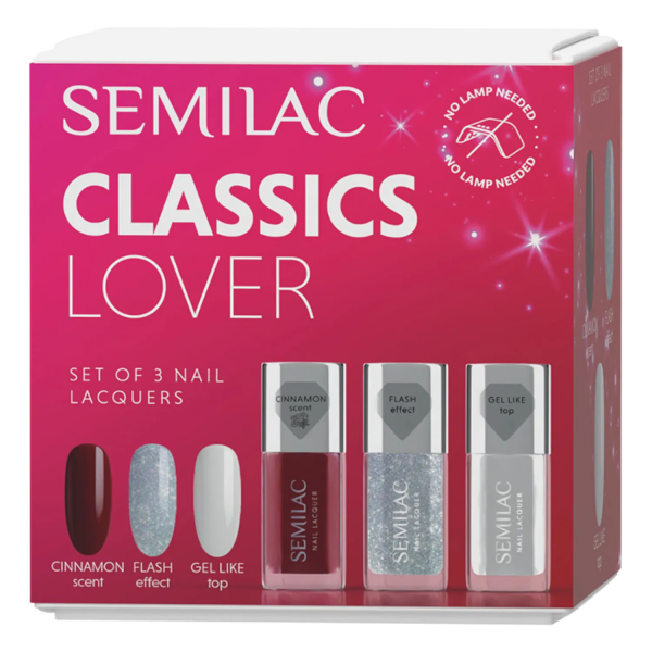 Semilac Classics Lover Set, zestaw prezentowy do paznokci