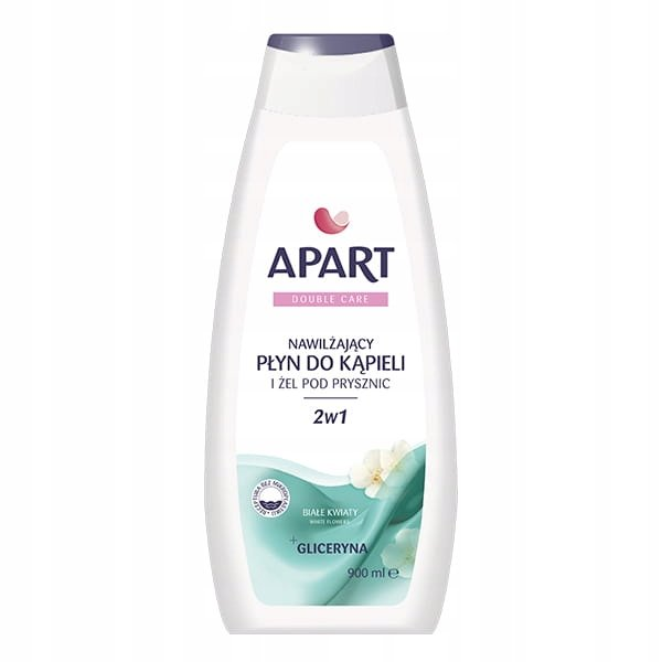 Apart Natural Double Care płyn do kąpieli i żel pod prysznic 2w1 Białe Kwiaty 900ml