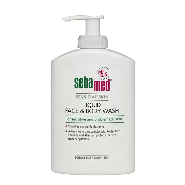 Sebamed Sensitive Skin Liquid Face & Body Wash emulsja do mycia twarzy i ciała 300ml