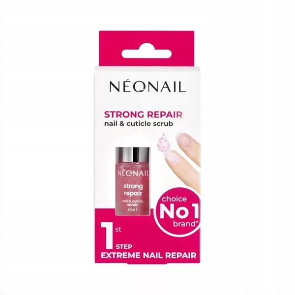 Neonail Strong Repair Nail and Cuticle Scrub, peeling do skórek i paznokci, 6.5ml