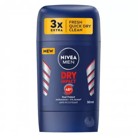 Nivea Men Dry Impact antyperspirant w sztyfcie 50ml (M)