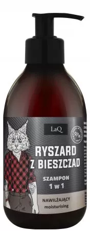 LaQ Ryszard z Bieszczad, szampon nawilżający 1w1, 300ml