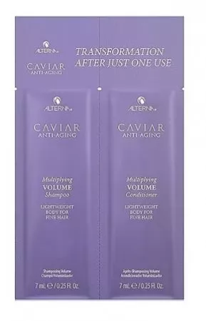 Alterna Caviar Volume, zestaw zwiększający objętość, szampon + odżywka, 2x7ml