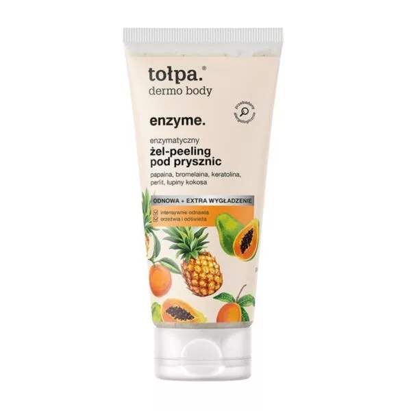 Tołpa Dermo Body Enzyme, enzymatyczny żel - peeling pod prysznic, 200ml - data ważności (6.2026)