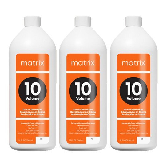 Matrix Creme Oxydant, aktywator w kremie do koloryzacji trwałej, 3%, wielopak, 3x1000ml