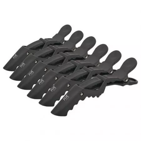 Fox Crocodile, klipsy do włosów, krokodylki, 6 szt.