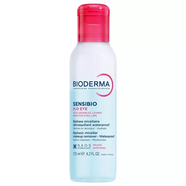 Bioderma Sensibio H2O Eye dwufazowa woda micelarna do demakijażu oczu i ust 125ml