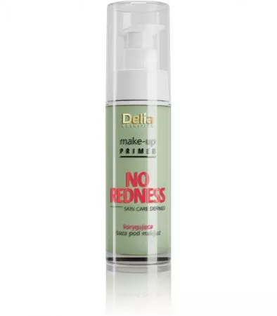 Delia Make-Up Primer No Redness Skin Care Defined korygująca baza pod makijaż 30ml
