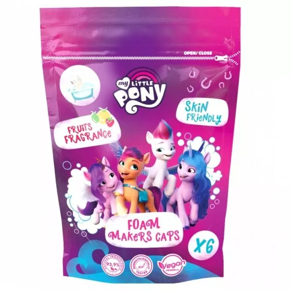 My Little Pony Pianotwory do kąpieli dla dzieci Fruits 6x16g