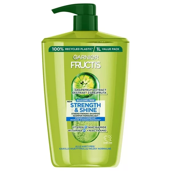 Garnier Fructis Strength & Shine szampon wzmacniający do włosów normalnych 1000ml