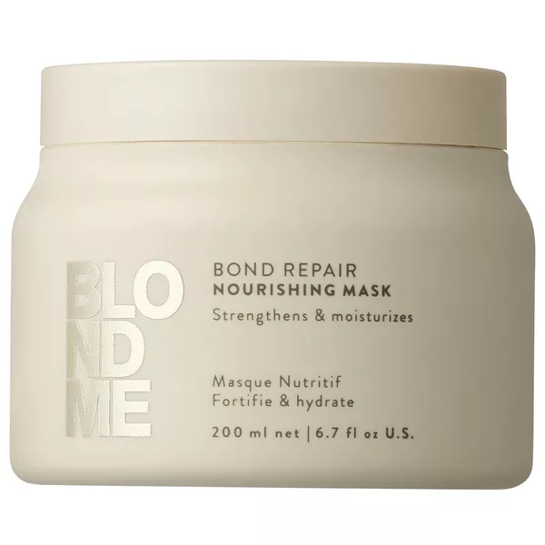 Schwarzkopf BlondMe Bond Repair, maska wzmacniająco-nawilżająca włosy blond, 200ml
