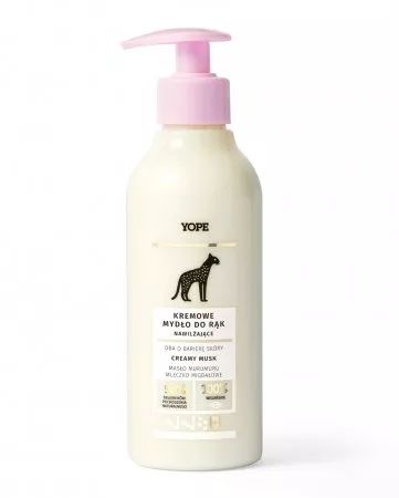 Yope Creamy Musk, kremowe mydło w płynie, nawilżające, 300ml