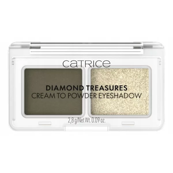 Catrice Diamond Treasures, kremowo-pudrowy cień do powiek, 040, 2.8g
