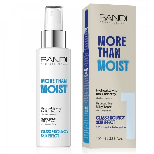 Bandi More than moist, hydroaktywny tonik mleczny z bankiem kolagenu, 100ml
