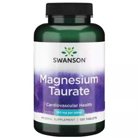 Swanson Taurynian Magnezu 100mg 120 tabletek