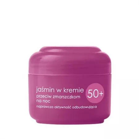 Ziaja Jaśmin, krem przeciwzmarszczkowy na noc 50+, 50ml