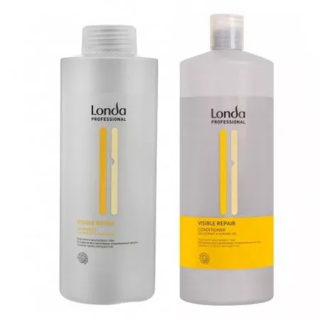 Londa Visible Repair, zestaw Xl regenerujący, szampon + odżywka, 2x1000ml