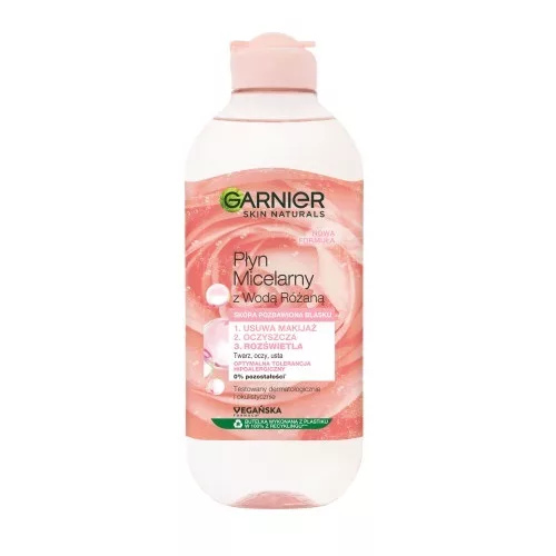 Garnier Skin Naturals Płyn Micelarny z Wodą Różaną 400ml