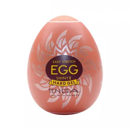 Tenga Easy Stretch Egg Shiny II Hard Gel jednorazowy masturbator w kształcie jajka