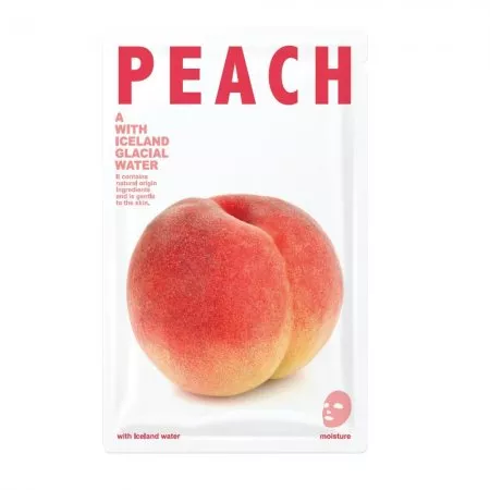 Blue Dot nawilżająca maseczka w płacie Peach, 20g