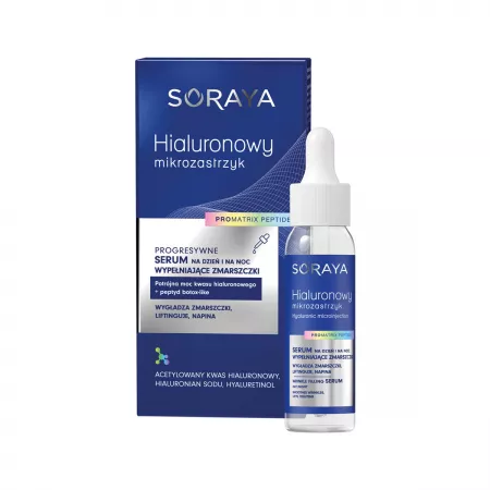 Soraya Hialuronowy Mikrozastrzyk Pro Matrix, serum wypełniające zmarszczki, 30ml