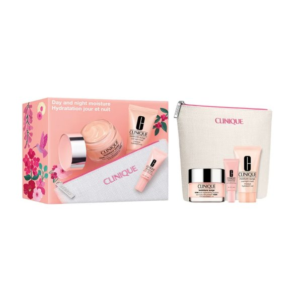 Clinique Day and Night Moisture zestaw żelowy krem do twarzy 50ml + maseczka intensywnie nawilżająca 30ml + serum do twarzy 5ml