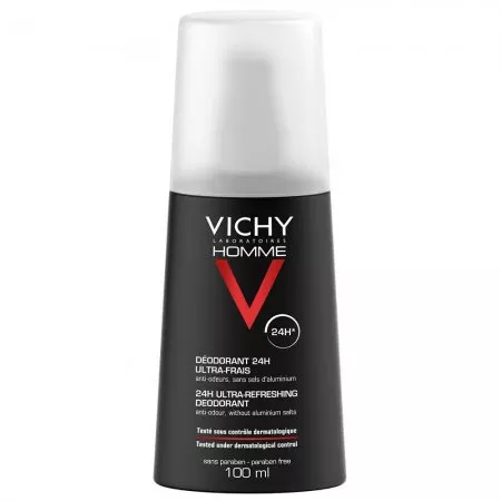 Vichy Homme Ultra-Fresh 24h dezodorant w sprayu 100ml (M)