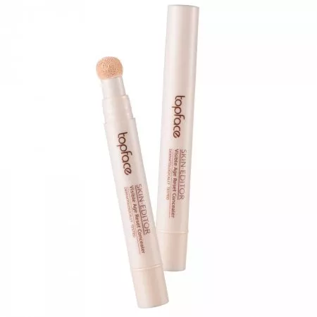 Topface Skin Editor Concealer Age-Reset korektor z gąbeczką 001 5.5ml
