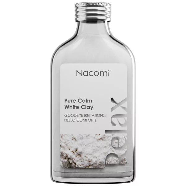 Nacomi Deep Cleansing White Clay, glinka do oszczania skóry twarzy, biała, 100ml