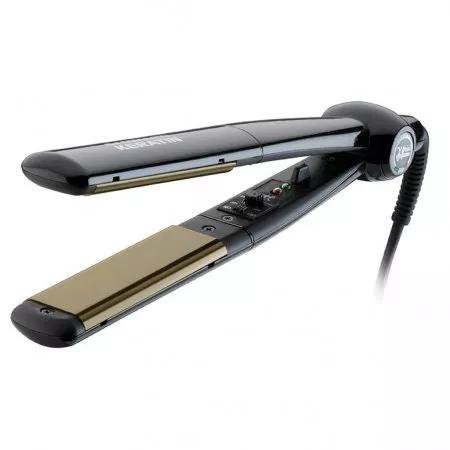 Gamma Piu, prostownica Keratin, kolor czarny