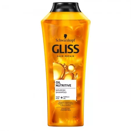 Schwarzkopf Gliss Oil Nutritive Shampoo odżywczy szampon do włosów przesuszonych i nadwyrężonych 400ml