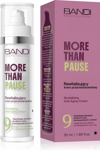 Bandi More Than Pause, rewitalizujący krem przeciwstarzeniowy do twarzy, 50ml