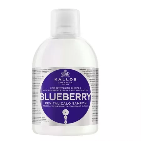 Kallos KJMN Blueberry rewitalizujący szampon do włosów z ekstraktem z jagód 1000ml