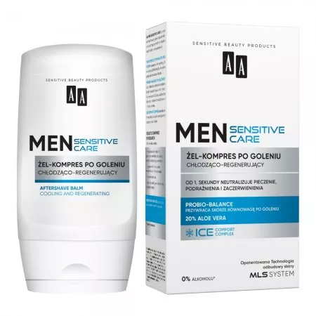 AA Men Sensitive żel-kompres po goleniu chłodząco-regenerujący 100ml