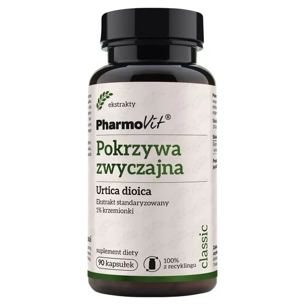 Pharmovit Pokrzywa zwyczajna suplement diety 90 kapsułek