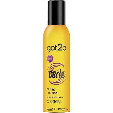 Schwarzkopf Got2B Curlz Curling Mousse pianka do włosów kręconych 250ml