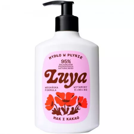 Luya, mydło do rąk w płynie, Mak i Kakao, 400ml
