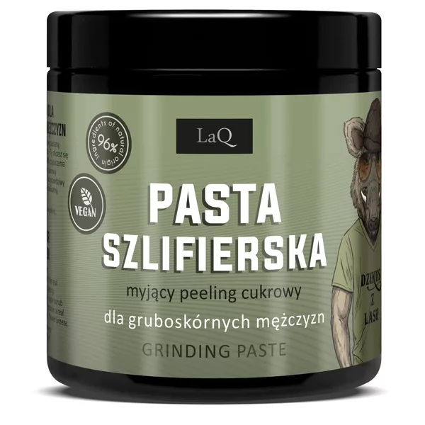 LaQ Dzikus z Lasu, pasta szlifierska, myjący peeling cukrowy do ciała, 220g
