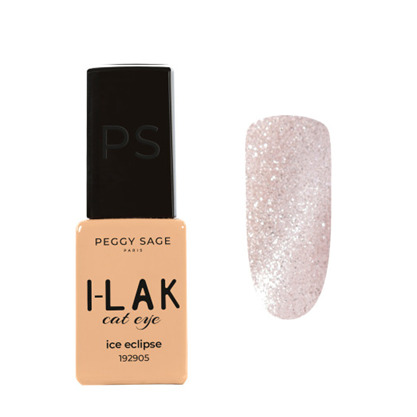 Peggy Sage I-LAK Cat Eye, lakier hybrydowy do paznokci, Ice Eclipse, 5ml