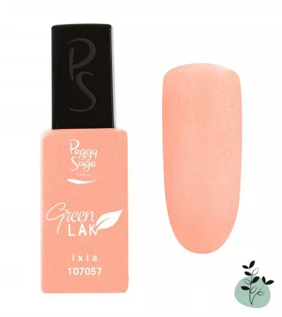 Peggy Sage Green Lak, lakier do paznokci utwardzany lampą UV/LED, ixia, 10ml