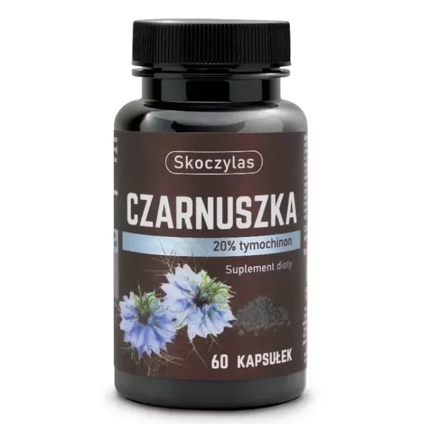 Skoczylas Czarnuszka 20% tymochinon suplement diety 60 kapsułek
