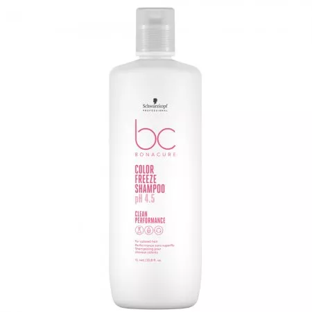 Schwarzkopf BC Color Freeze pH 4.5, szampon do włosów farbowanych, 1000ml