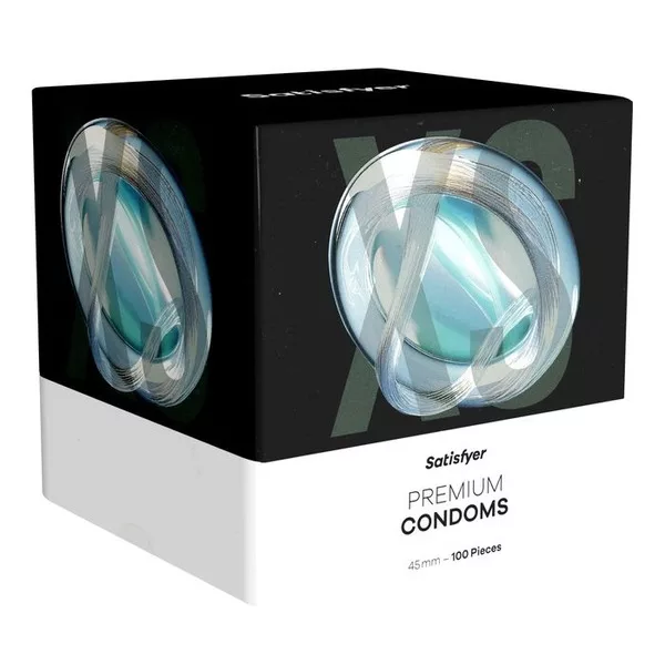 Satisfyer Premium Condoms prezerwatywy lateksowe 45mm 100szt.