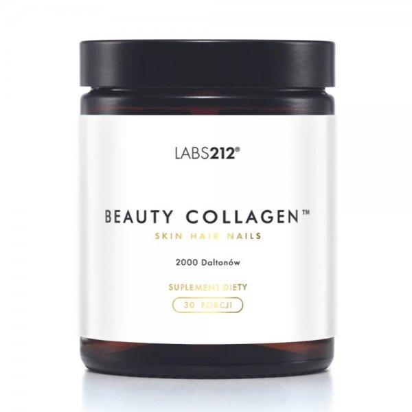 LABS212 Beauty Collagen Kolagen wspierający kondycję włosów skóry i paznokci suplement diety 75g