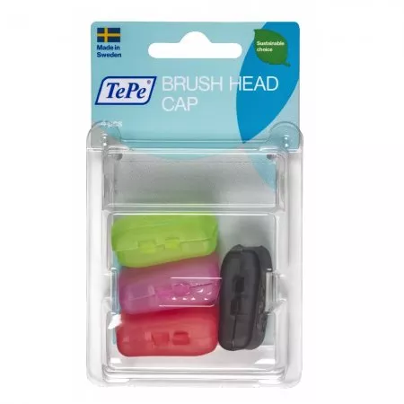 TePe Brush Head Cap osłona na główkę szczoteczki 4szt.