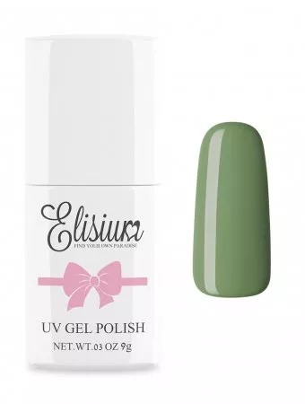 Elisium, lakier hybrydowy 029 Olive Paradise, 9g