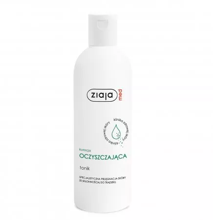 Ziaja Med Kuracja Oczyszczająca, tonik do oczyszcza skóry twarzy, 200ml