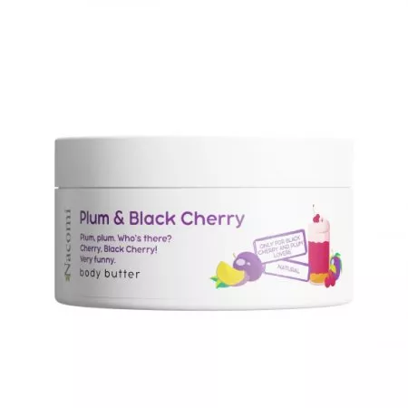 Nacomi, masło do ciała, śliwka z czarną wiśnią, 100ml